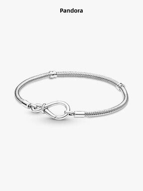 Pandora Moments Infinity Knot Snake Chain Bracelet
